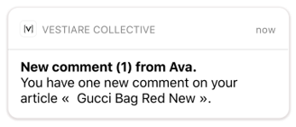 Notifica push social
